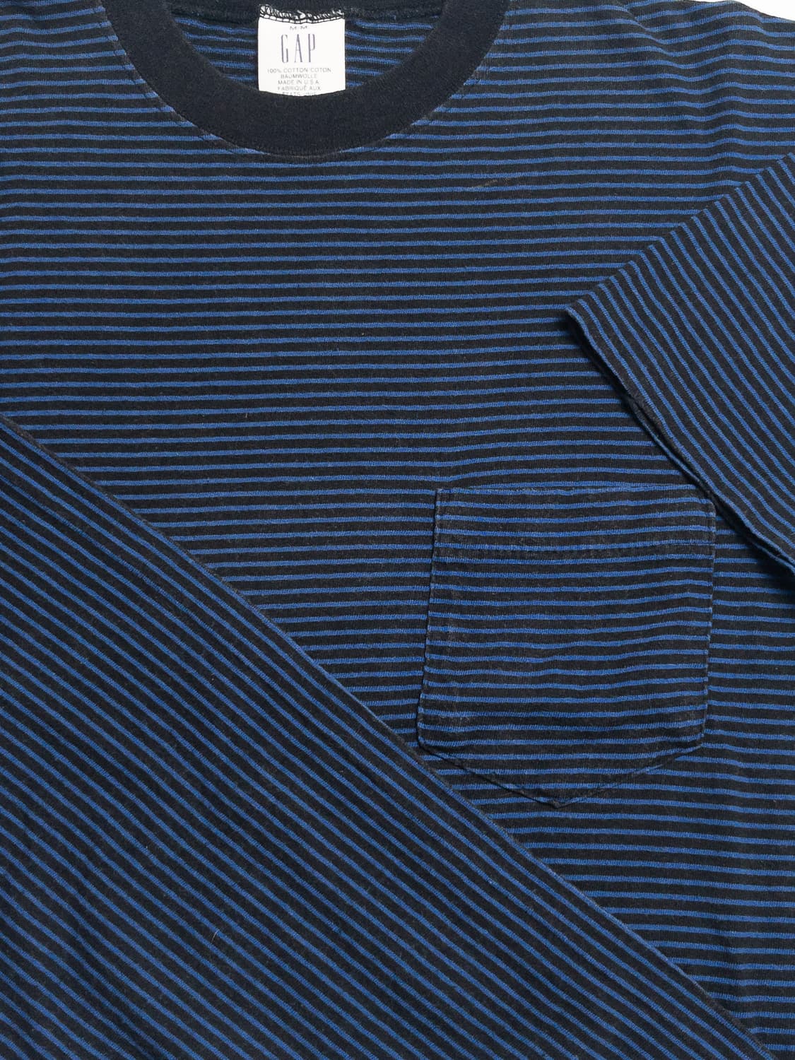 Old Gap 올드갭 스트라이프 보더 포켓 티셔츠 상품이미지2