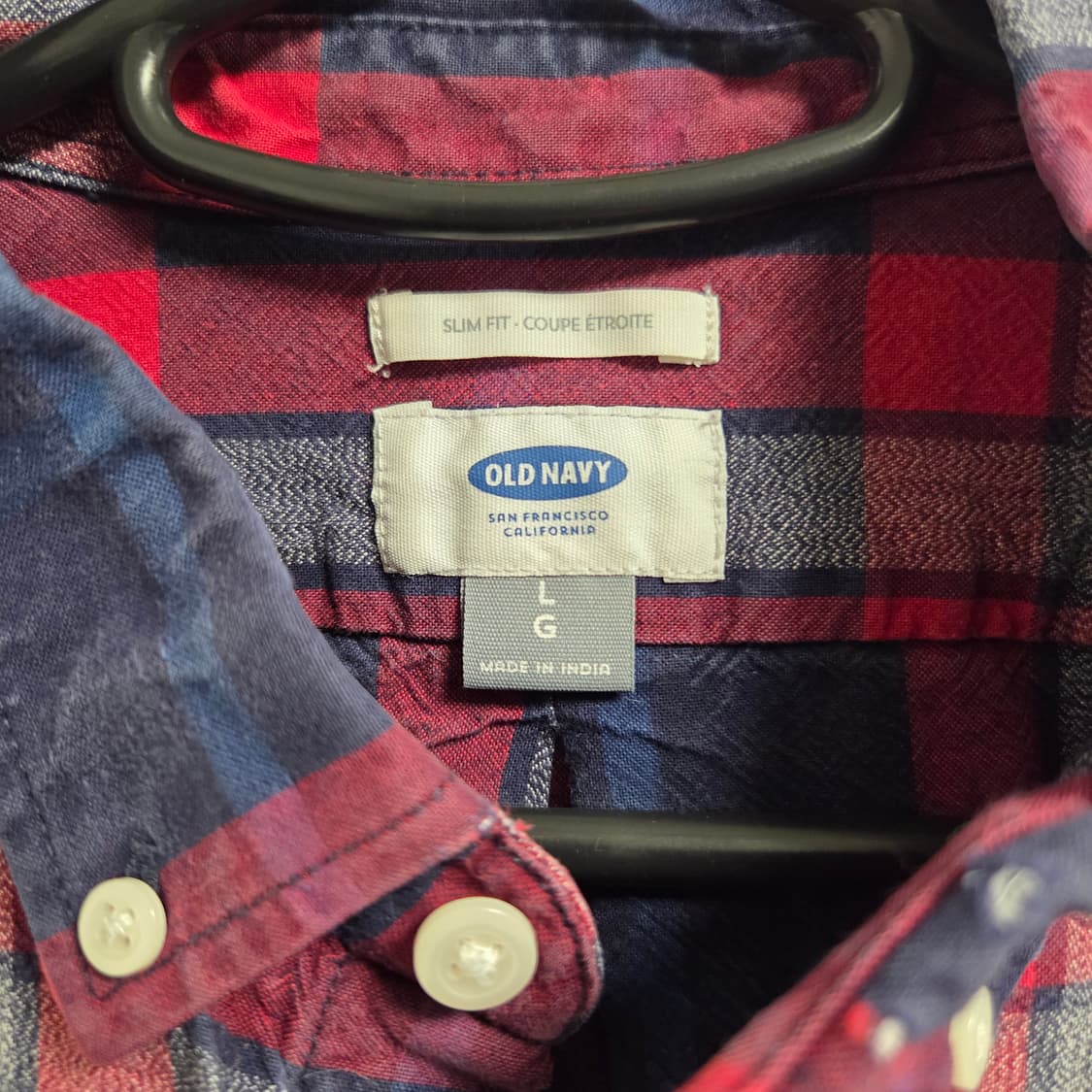 Old Navy 아메리칸 체크 셔츠 L(100) 상품이미지3