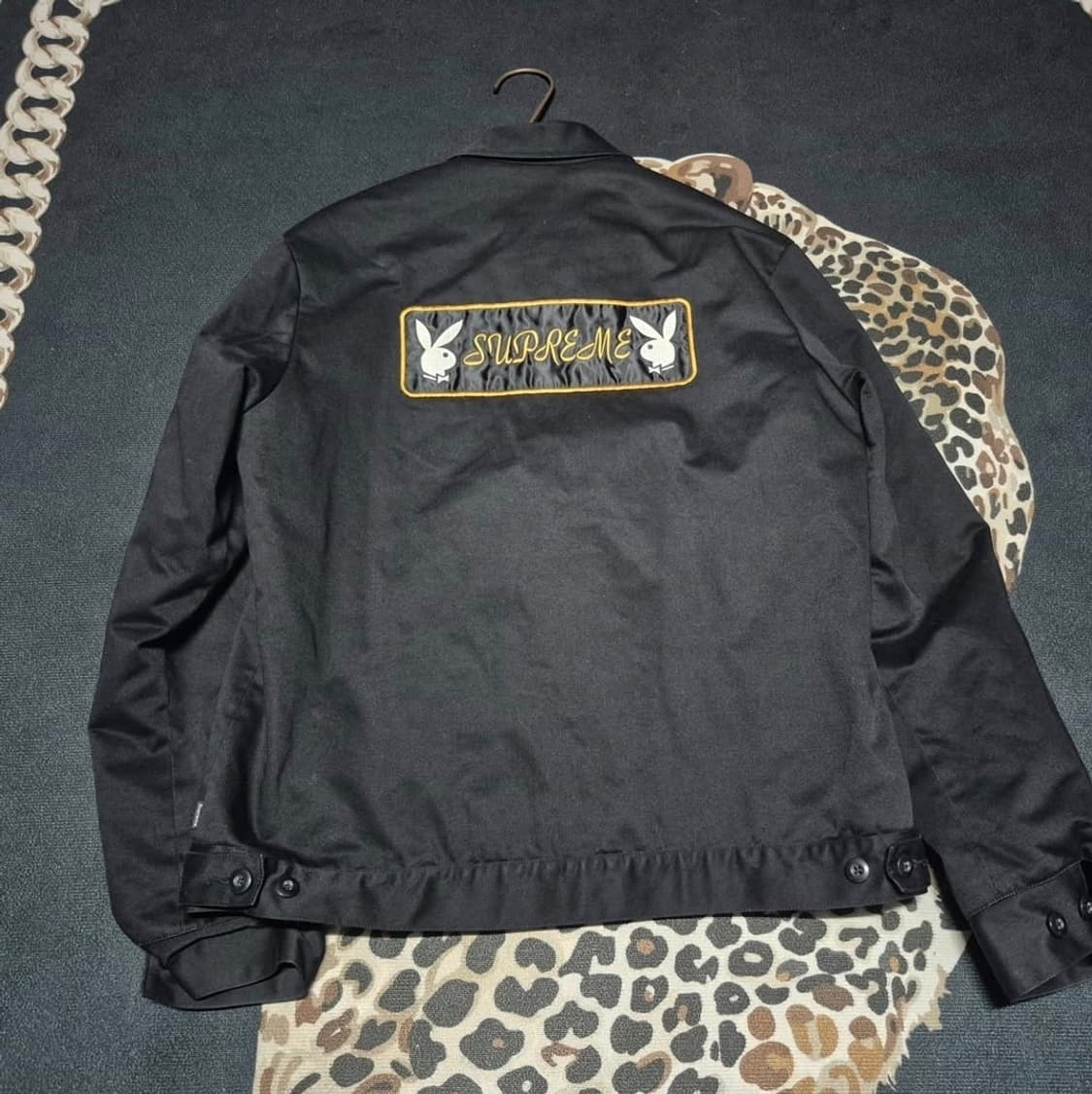 슈프림 X 플레이보이 16F/W 워크 자켓 L 정품 상품이미지4