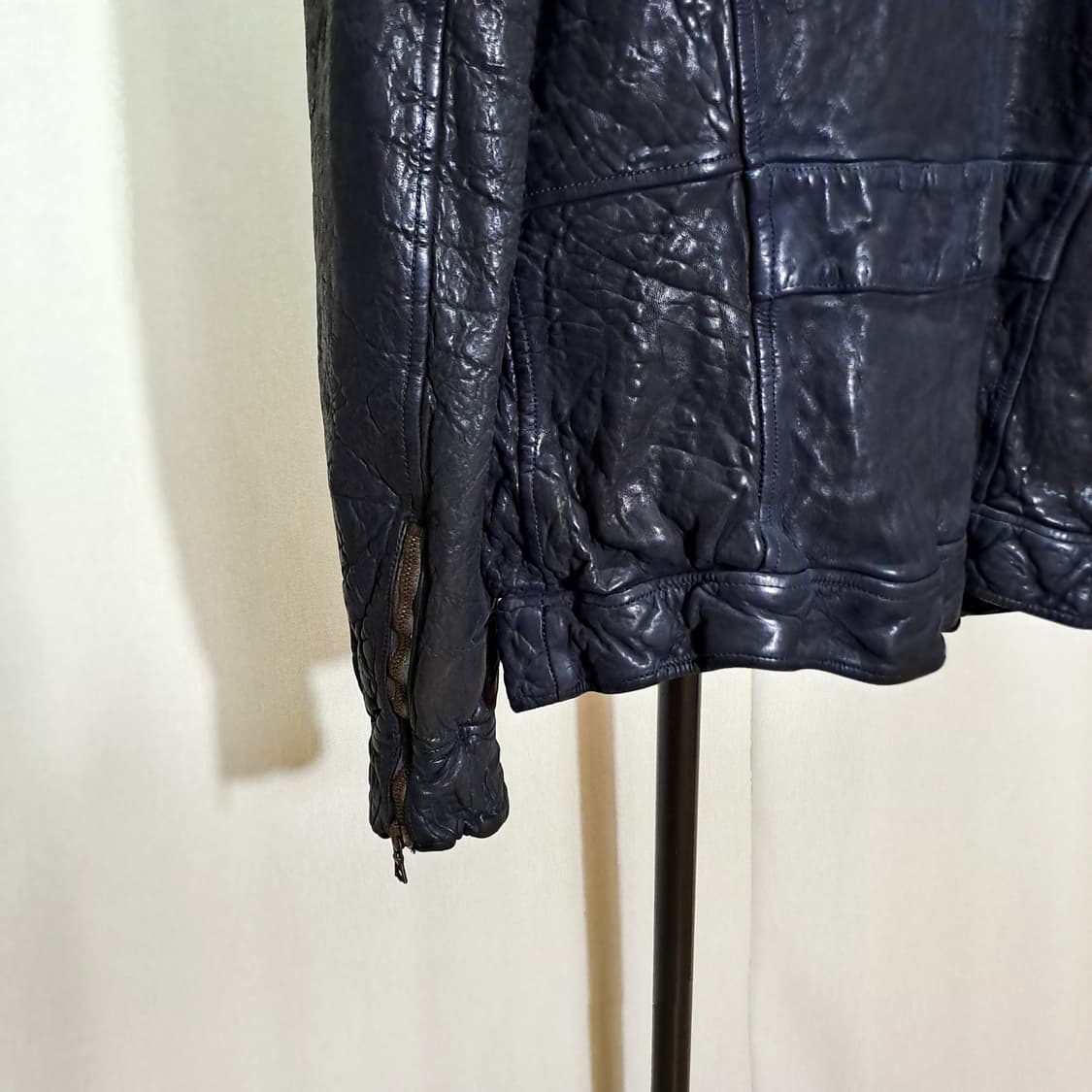 (택포) 드로메 엠보 리얼레더 자켓 M B632 상품이미지7