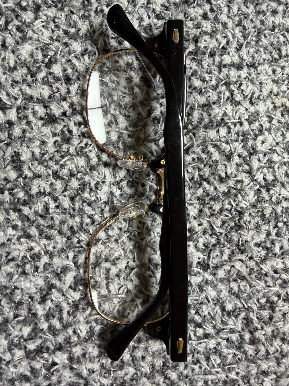 앰버옵티컬 행크 하금테 51사이즈 블랙골드 판매합니다 상품이미지2