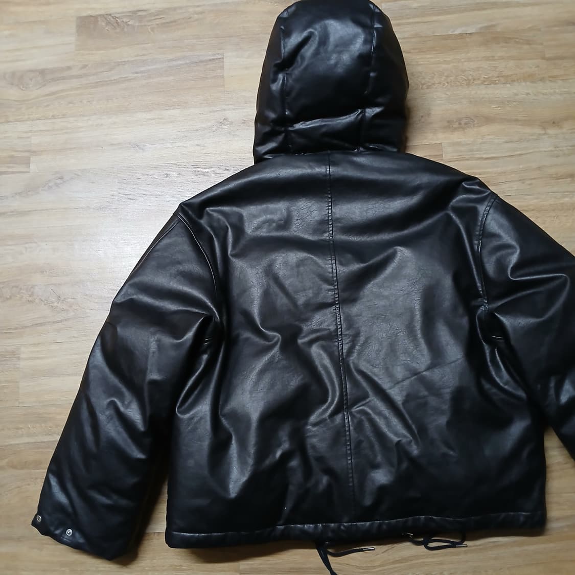 BESlOW 비슬로우 레더 M65 덕다운 패딩 자켓 가죽 상품이미지5