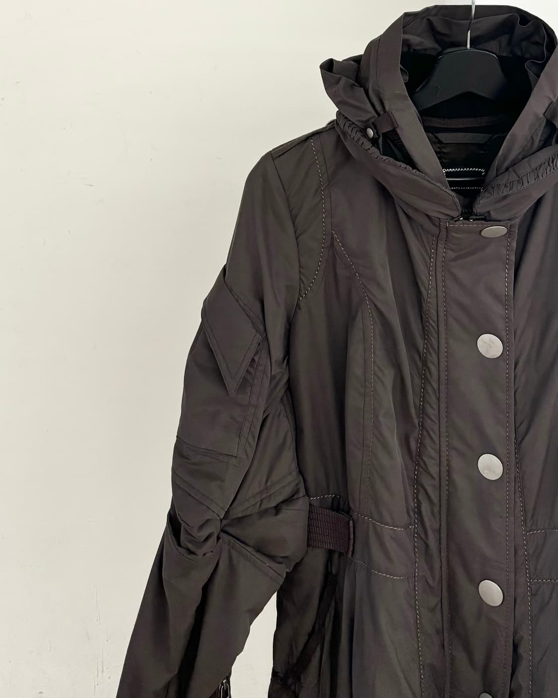 마리떼 프랑소와 저버 후드 롱 자켓 코트 상품이미지3