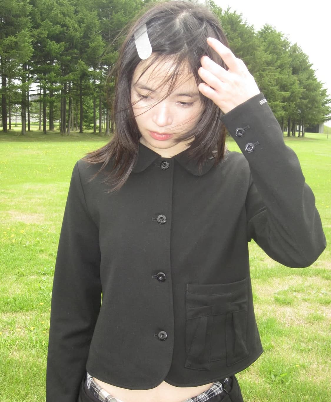코이세이오 리본 자켓 블랙 상품이미지1