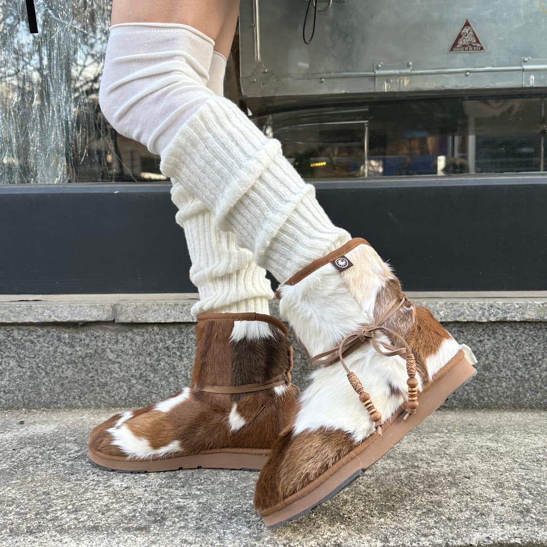 00s AU&MU 리얼 카우하이드 어그 부츠 상품이미지9