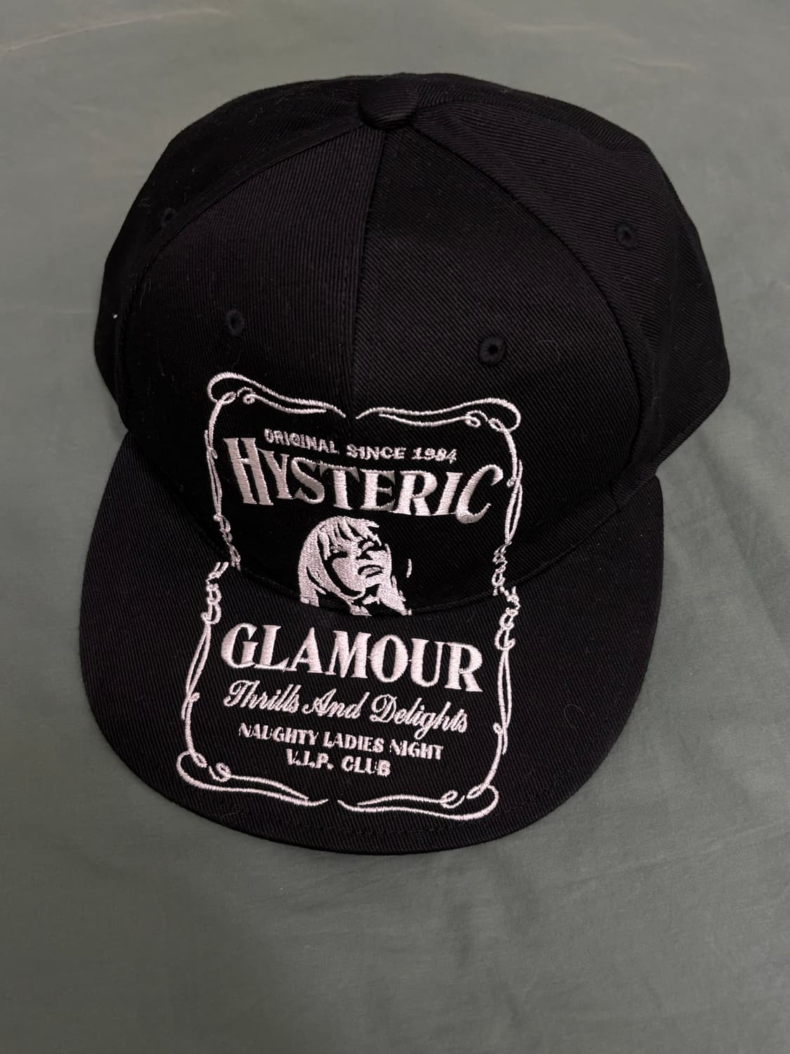 히스테릭글래머 위스키 캡 블랙 상품이미지1