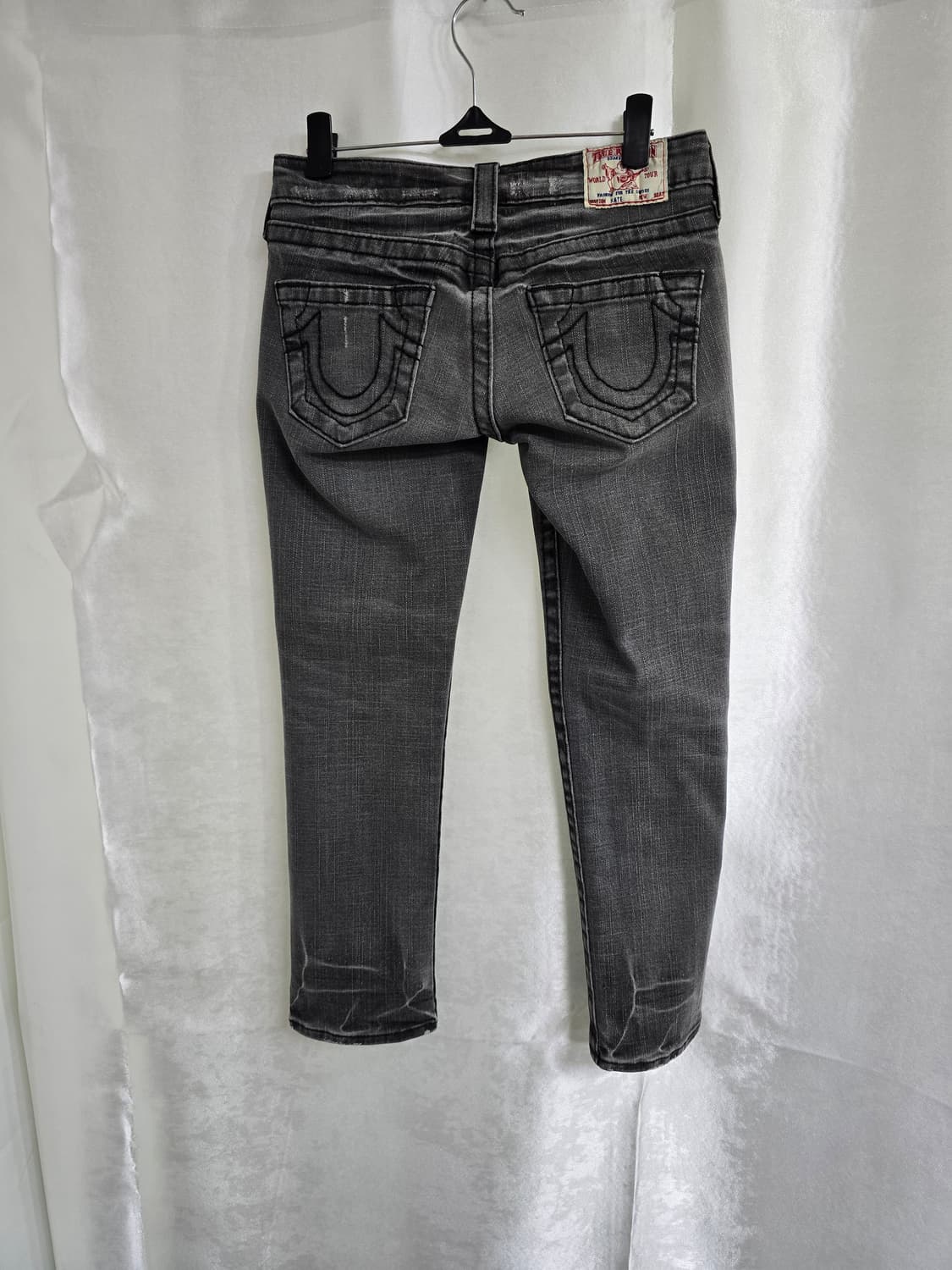 트루릴리젼 블랙 워싱 데님 7부 (1985) 상품이미지2