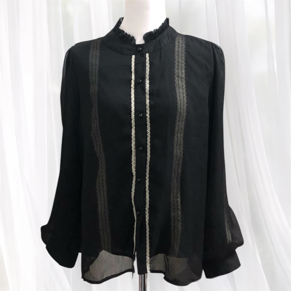 빈티지 로걀 공겜여주 고스로리 블라우스 상품이미지1