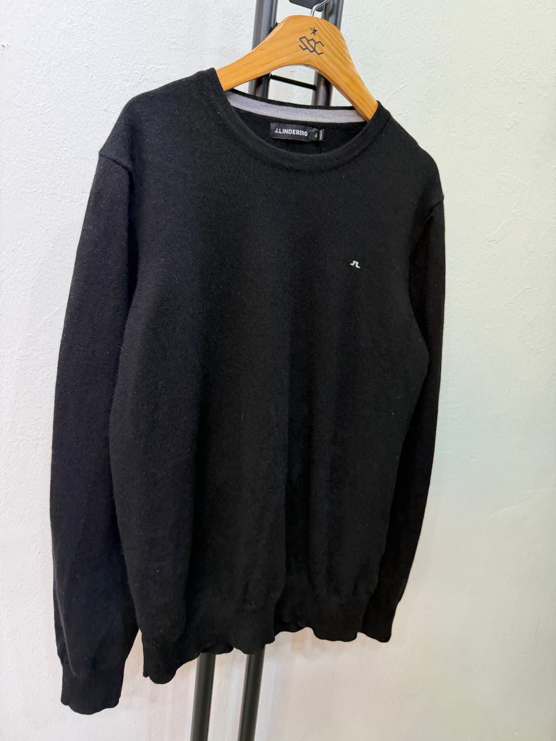 정품) 제이린드버그 남성 블랙 니트 스웨터 XL 상품이미지2