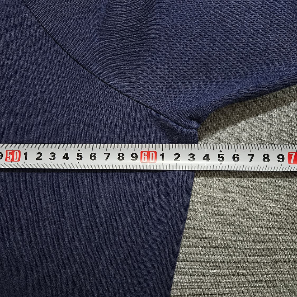 XL 언더아머 오버핏 기모 후드집업 네이비 상품이미지5