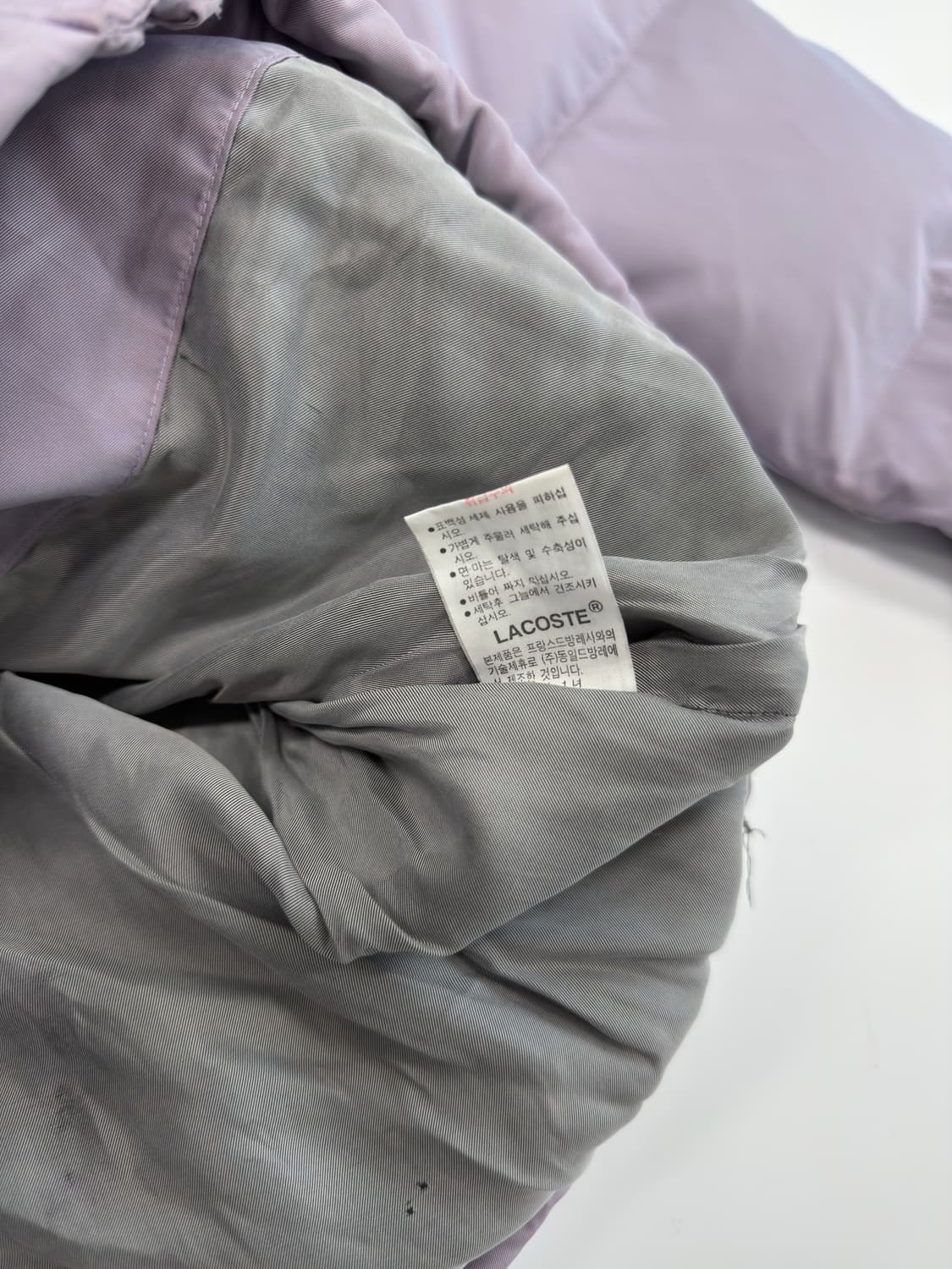 라코스테 우먼스 덕다운 패딩 상품이미지6
