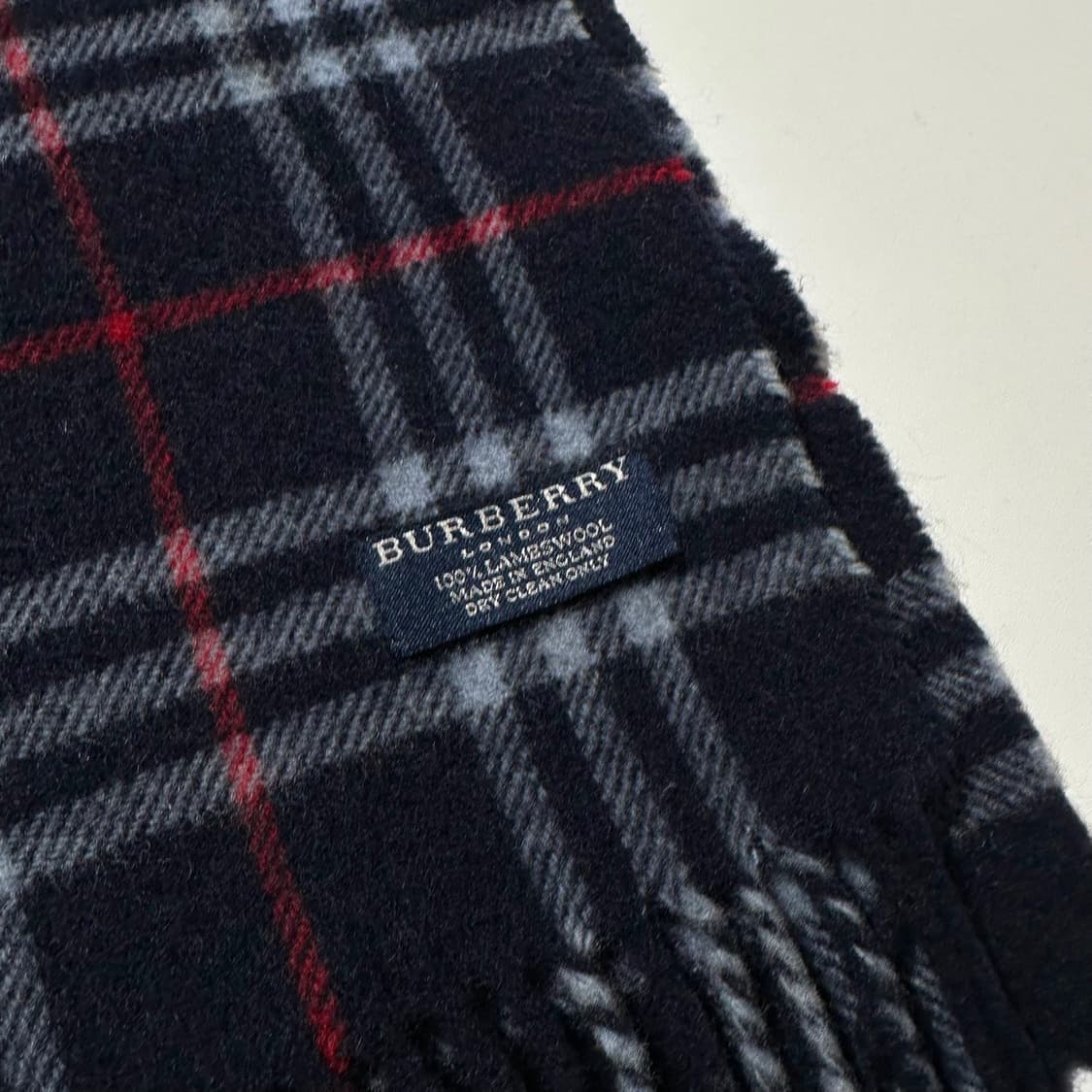 버버리 램스울 체크 머플러 목도리 상품이미지3