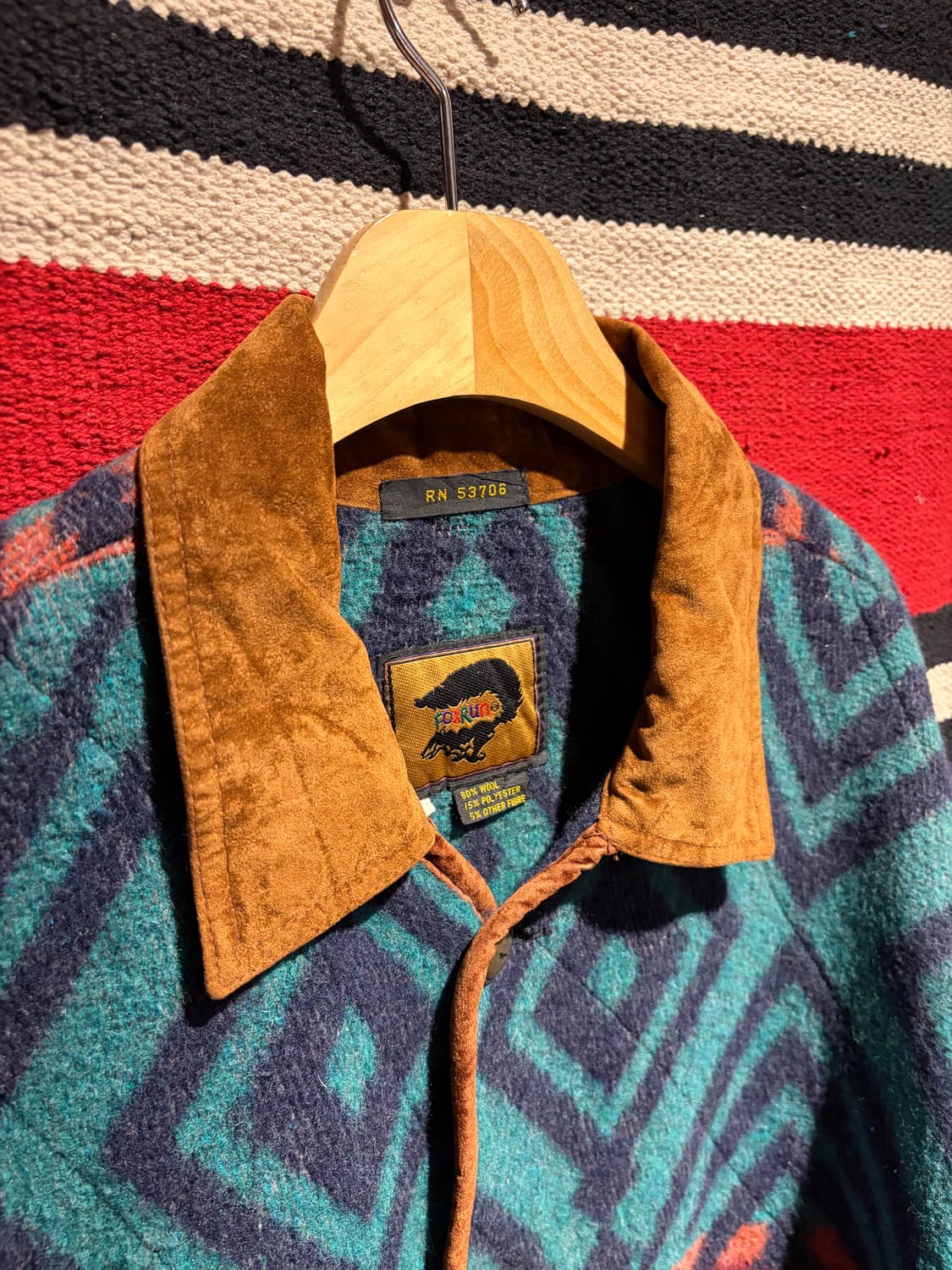 90s Foxrun navajo jacket / 네이티브 웨스턴 자켓 상품이미지3