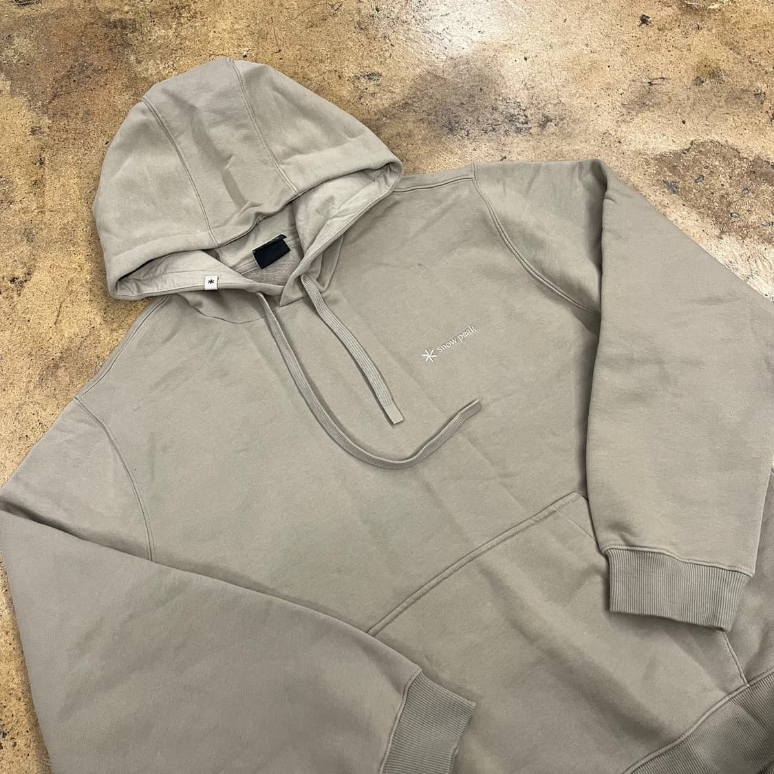 [정품/110] 스노우피크 베이지 후드티 b10 상품이미지1