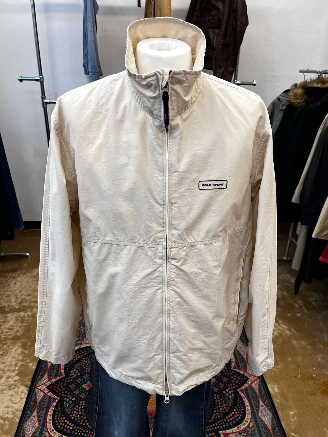 폴로 스포츠 코튼 나일론 집업 자켓 상품이미지2