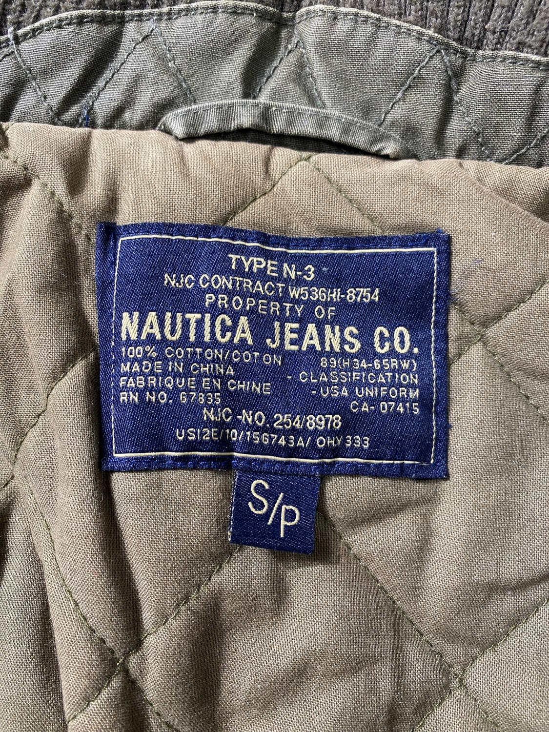 [S] Nautica 노티카 타입 N-3 밀리터리 자켓 상품이미지6