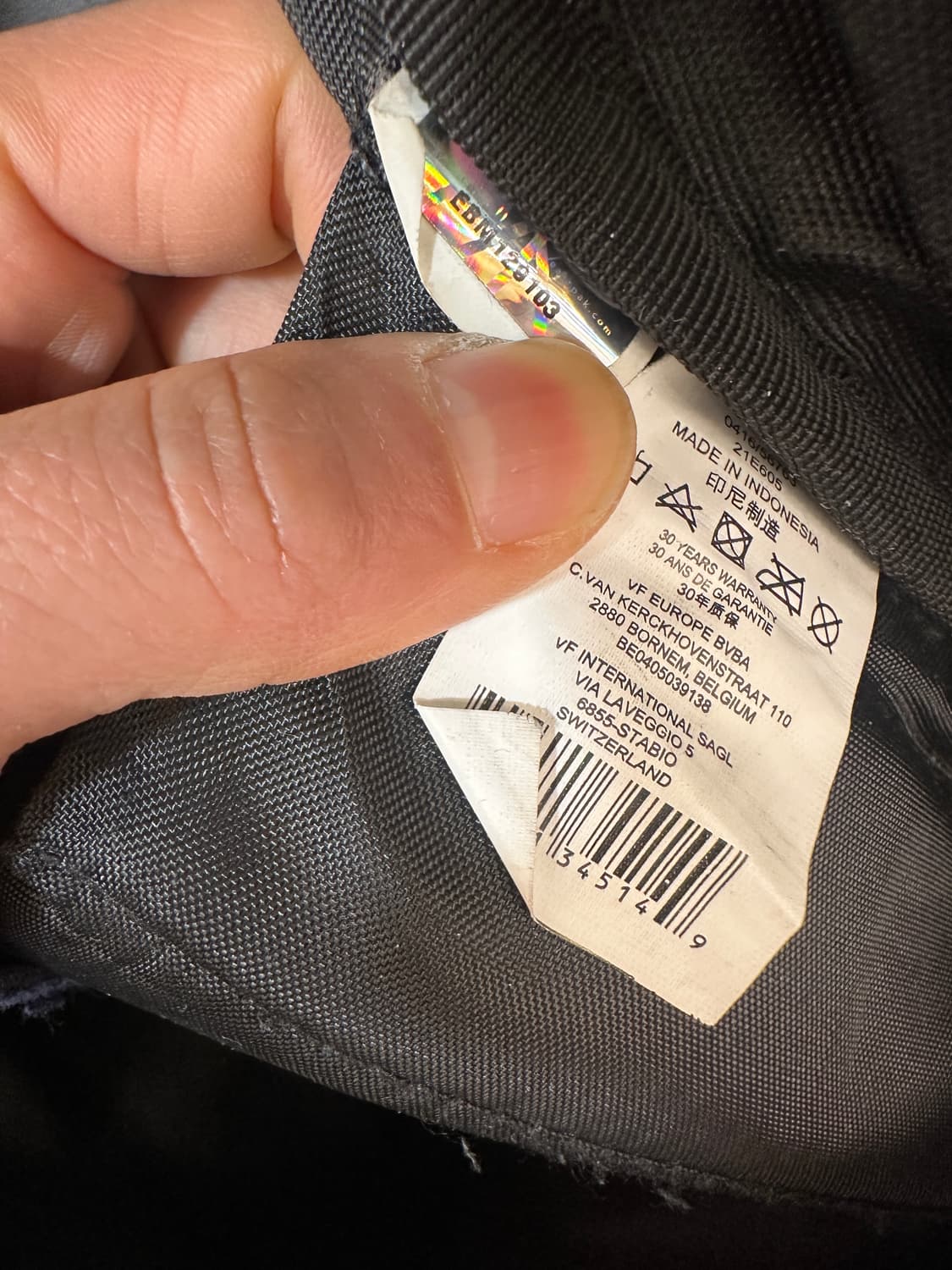 이스트팩 블랙 백팩 가방 프로바이더 상품이미지9