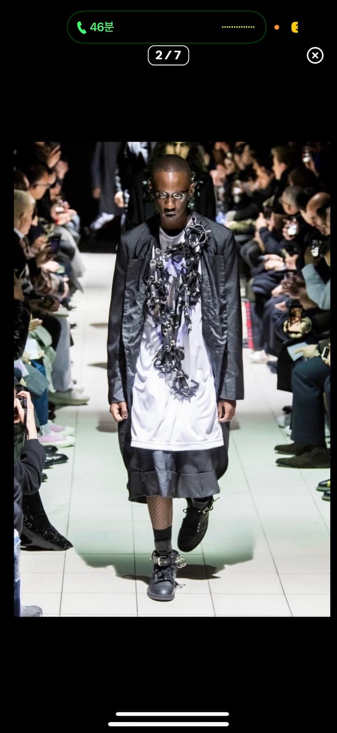 꼼데가르송 옴므 플러스 블랙 테일러 코트 M 상품이미지5