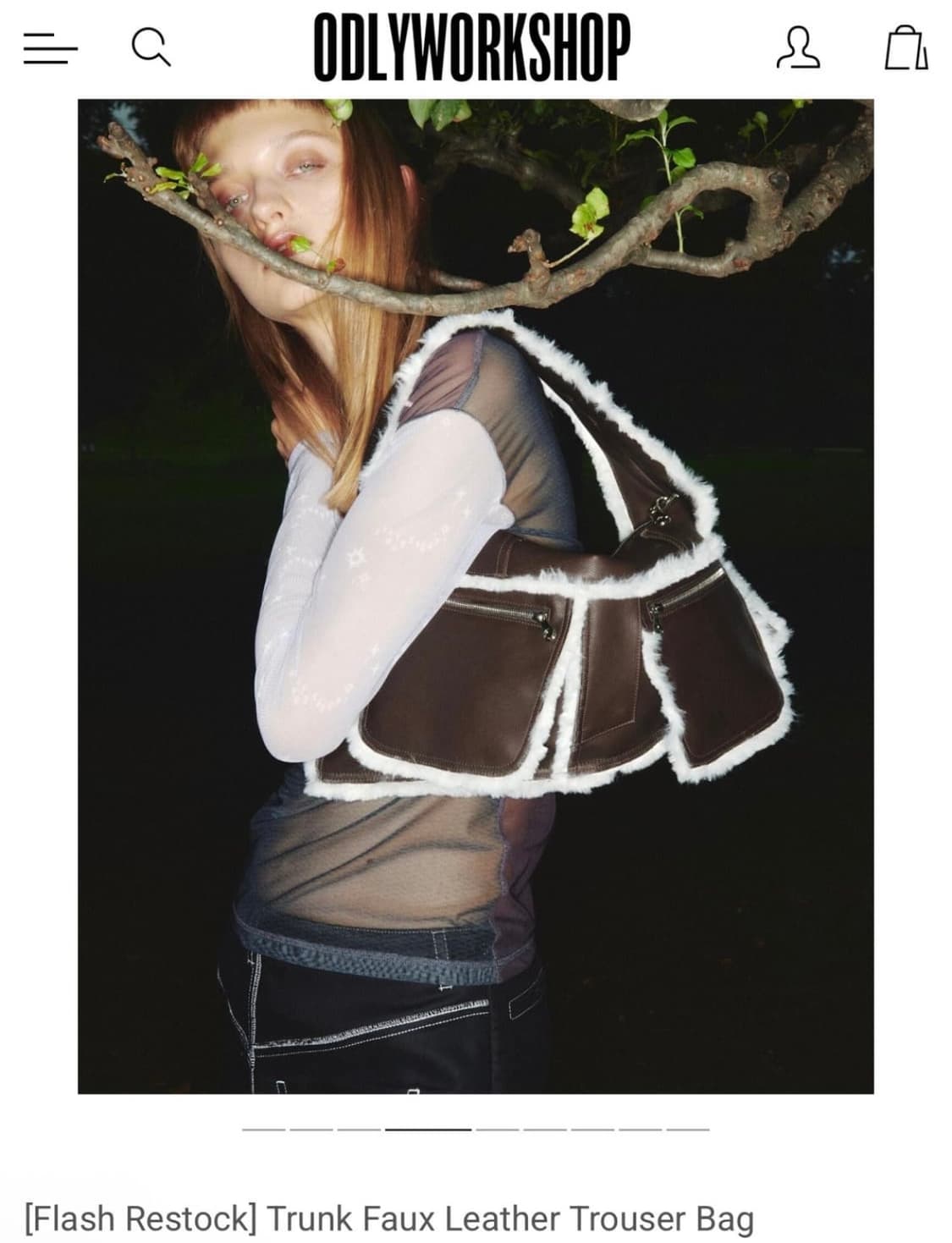 오들리워크샵 트라우저백 상품이미지1