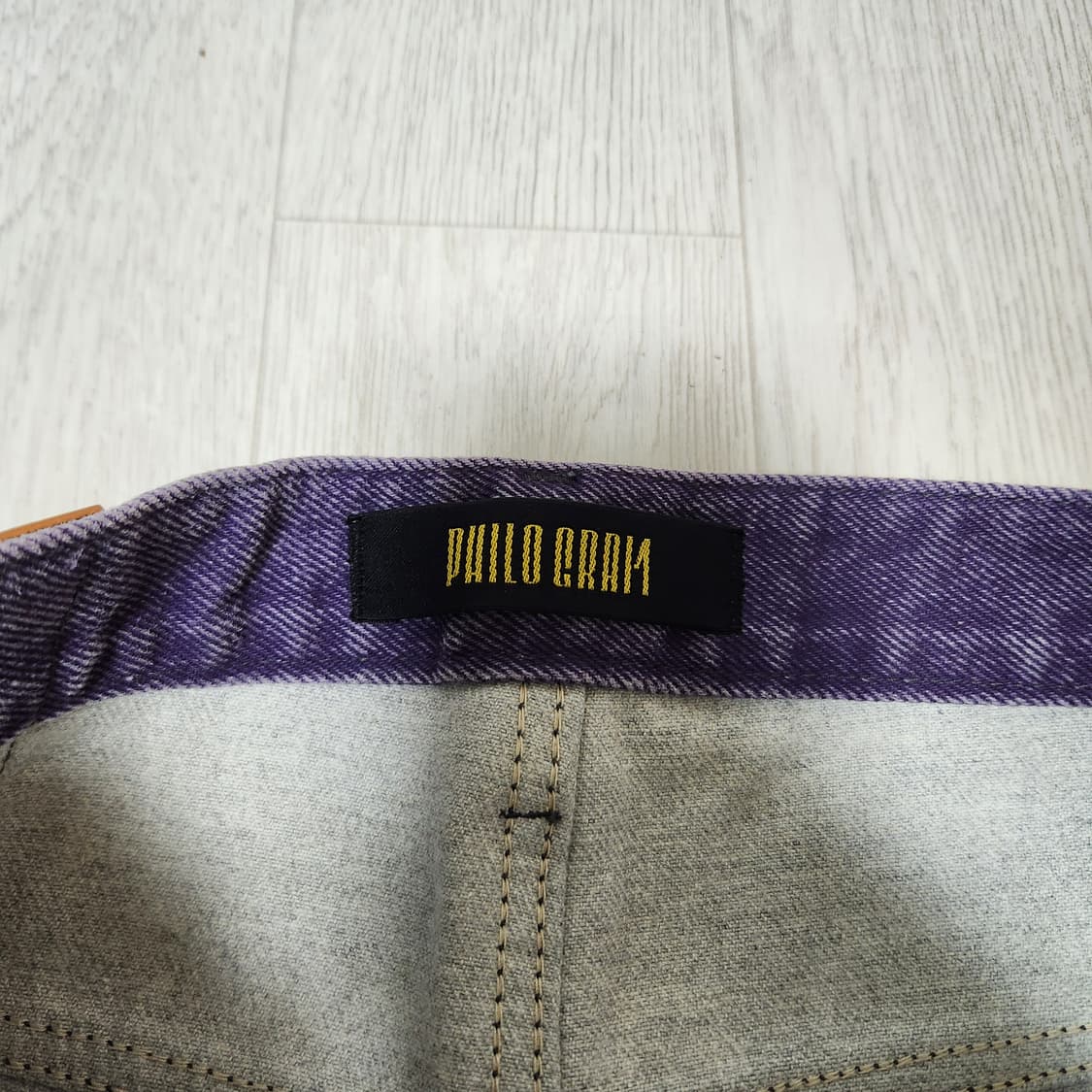 필로그램 퍼플 데님 팬츠 M 상품이미지2