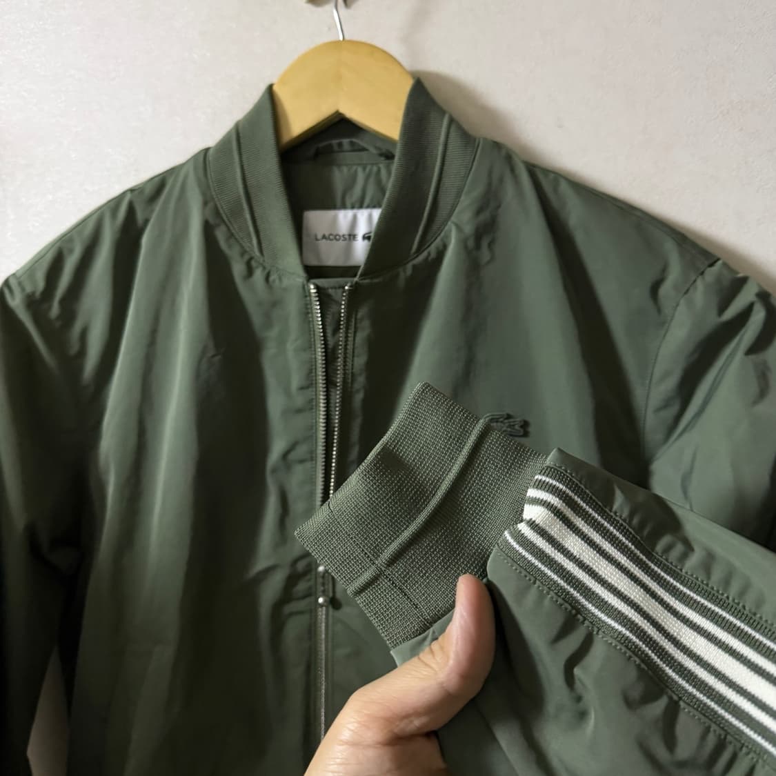 라코스테 여성 MA-1 항공 숏점퍼  34(66정도) 상품이미지4