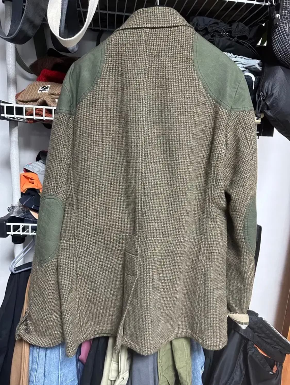 폴로 랄프로렌 럭비 라인 트위드자켓 M 사이즈 상품이미지2