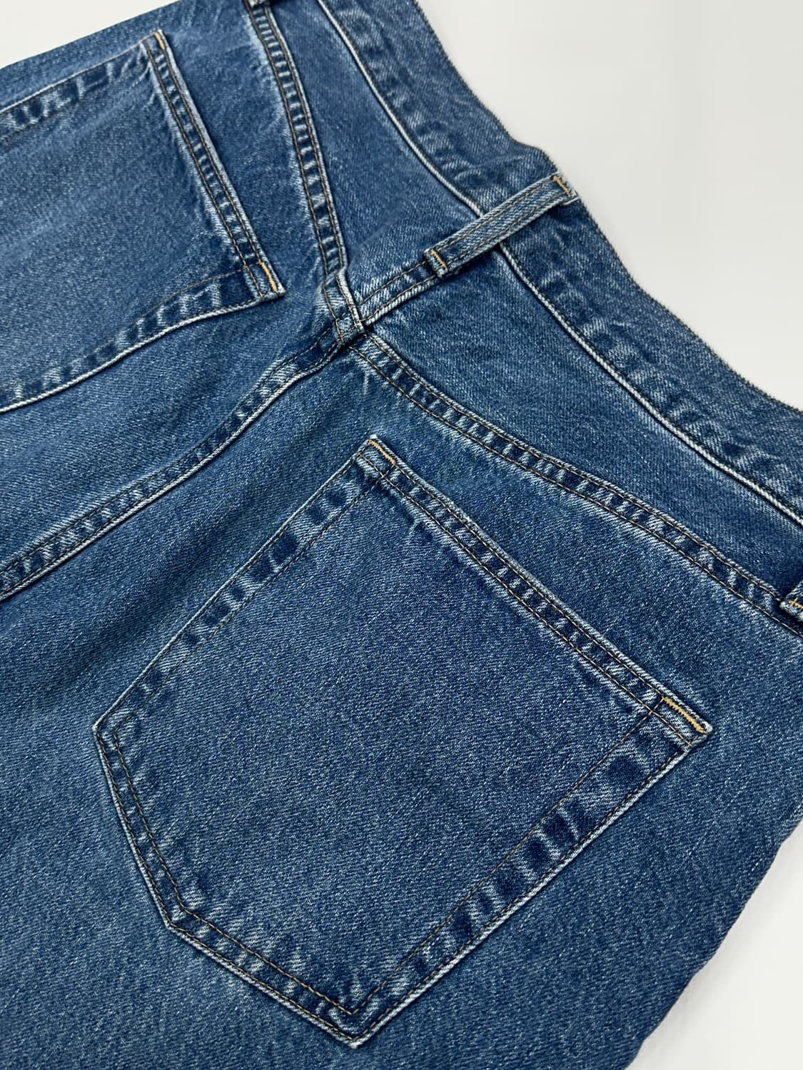 재팬 유니클로 빈티지 워싱 데님 팬츠 남자 30인치 일자핏 보헤미안 상품이미지6