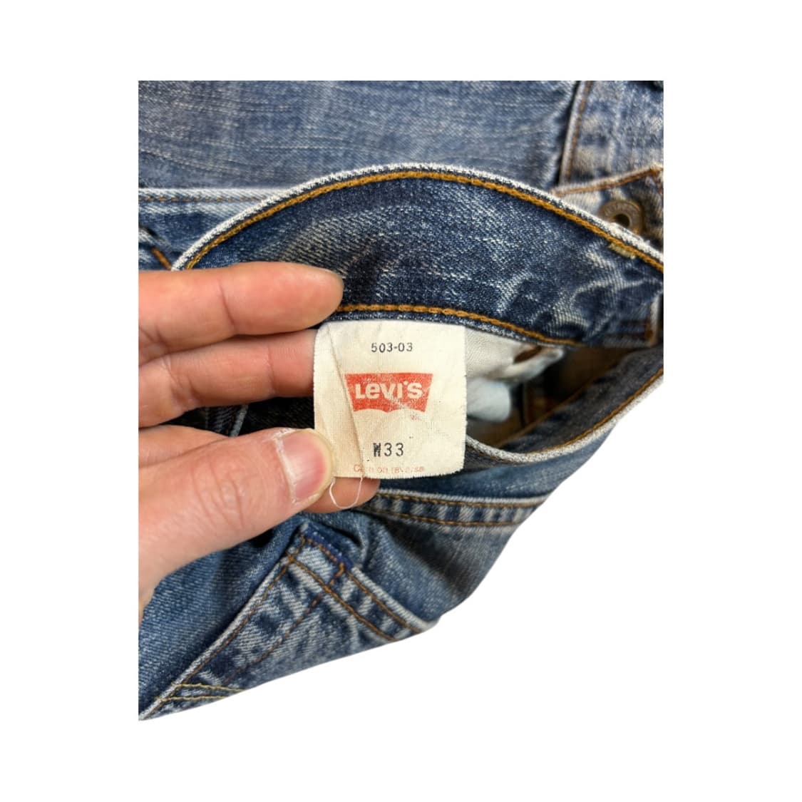 L) 리바이스 00s JPN 503 워시드 데님팬츠 BD-011 상품이미지4