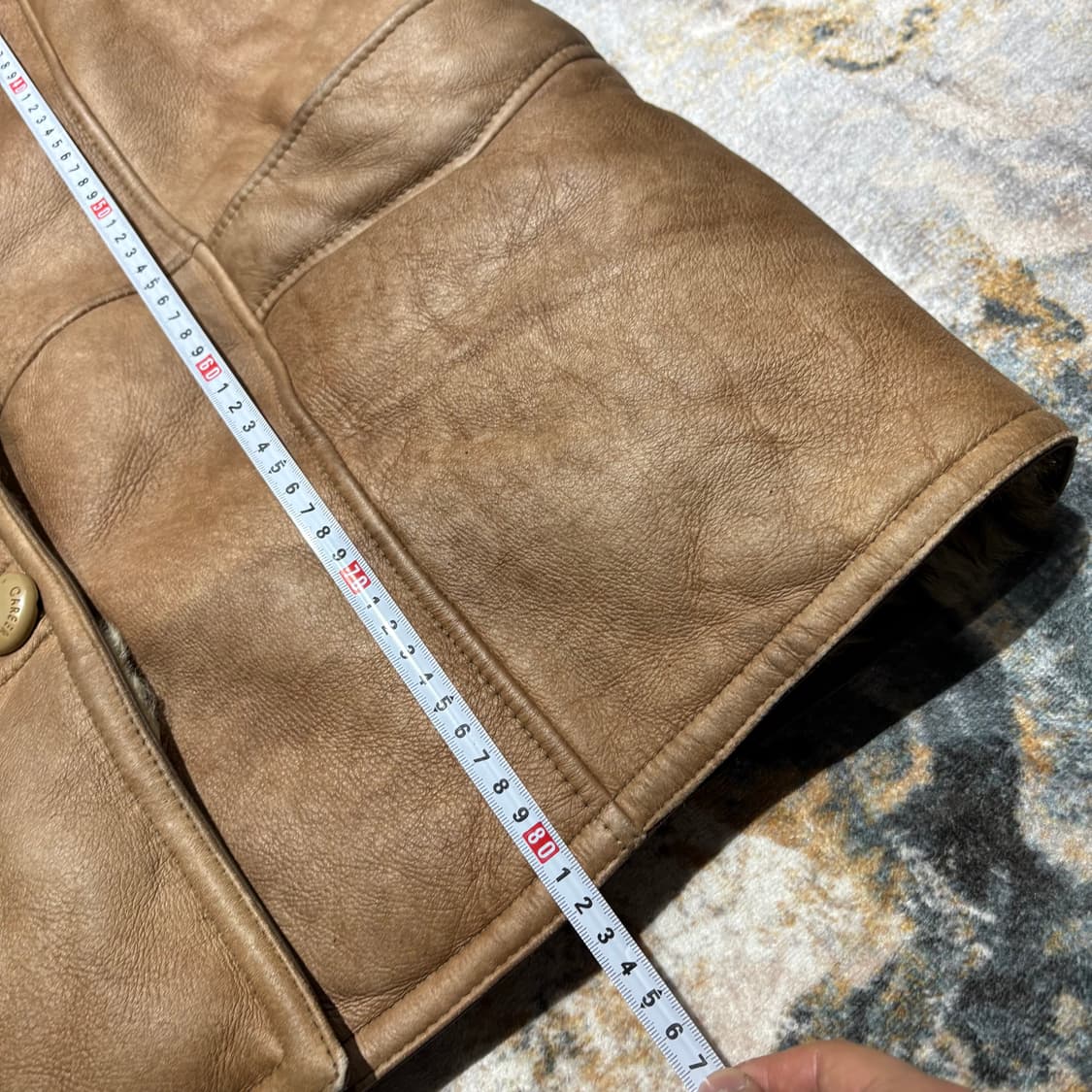 양가죽,양털100% 롱 무스탕 자켓 상품이미지10