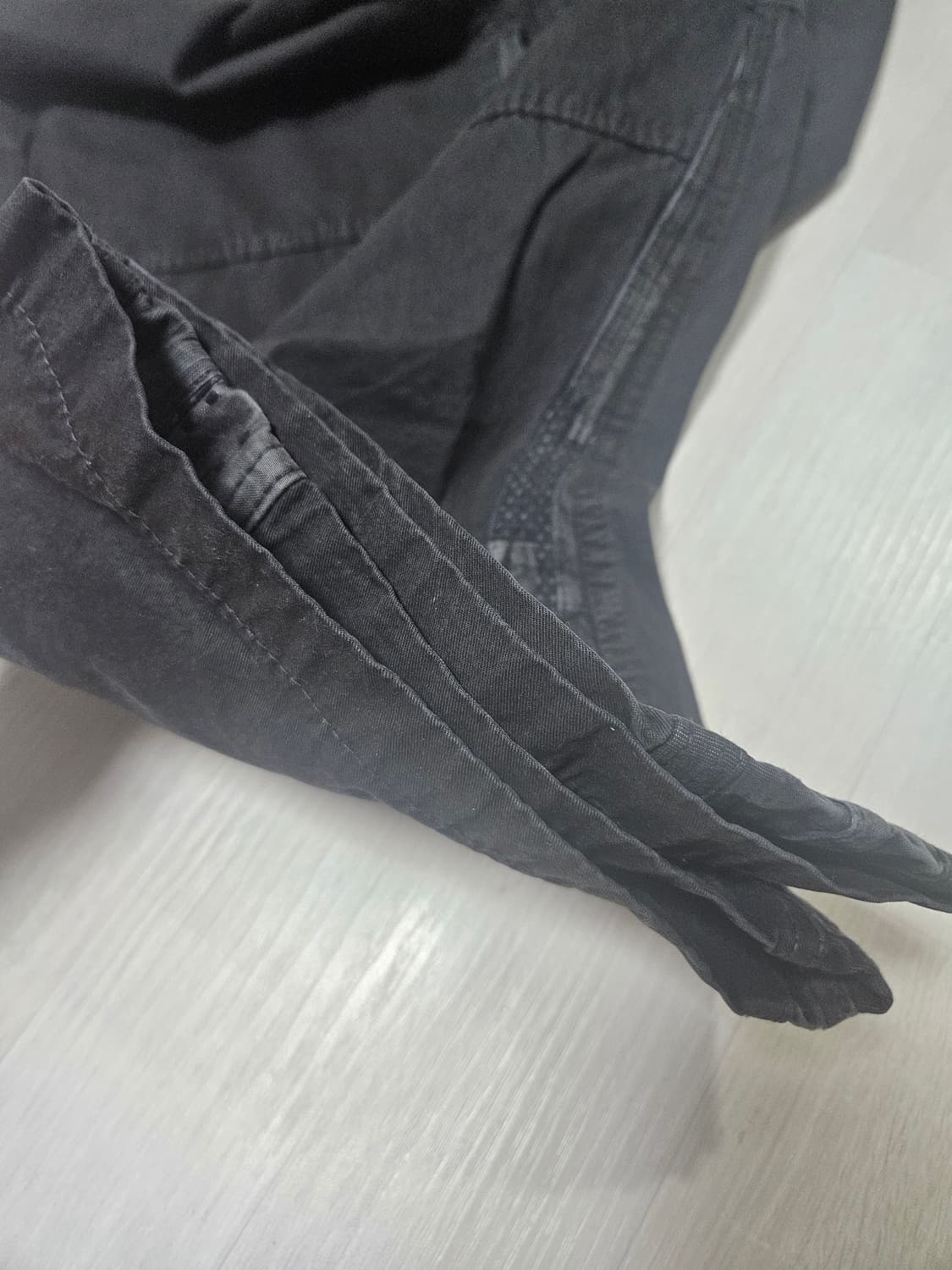 [2] 아르반 섹션라인 패치워크 팬츠 차콜 상품이미지4