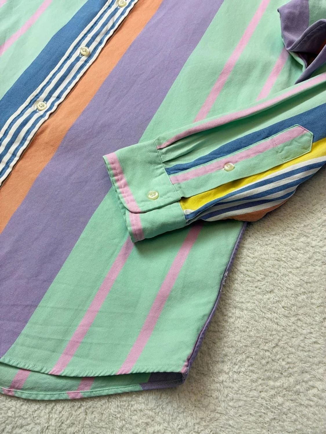 폴로 랄프로렌 멀티 컬러 스트라이프 옥스퍼드 셔츠 PN5856 상품이미지7