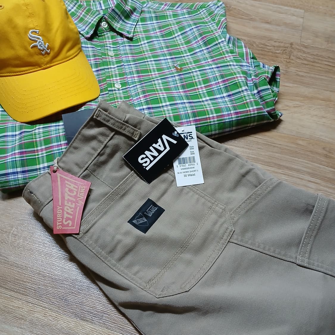 미사용 VANS 반스 카펜터 반바지 보드 쇼츠 팬츠 상품이미지1