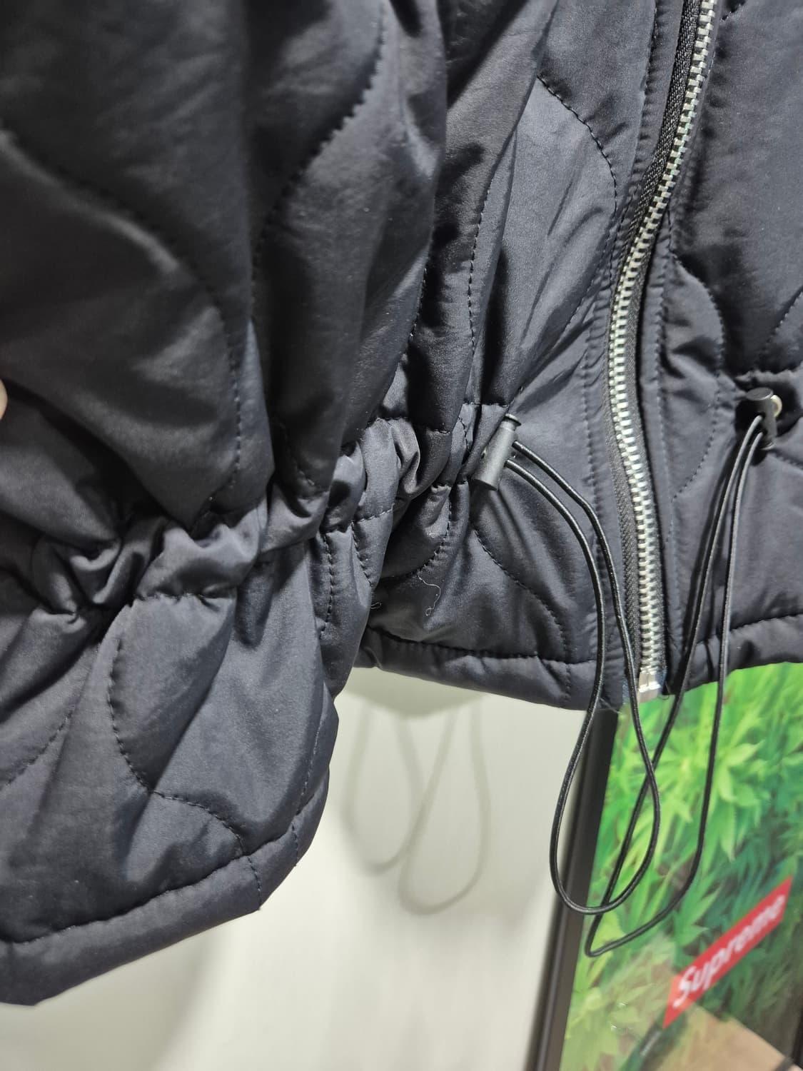 빈티지 블랙 퀼팅 조끼 패딩 상품이미지7