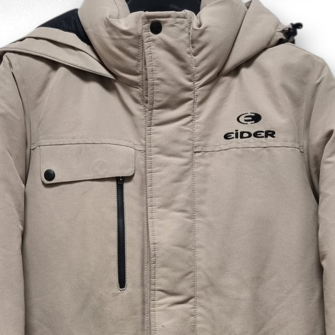 아이더 카라스3 여성 다운 패딩 베이지 S 상품이미지5