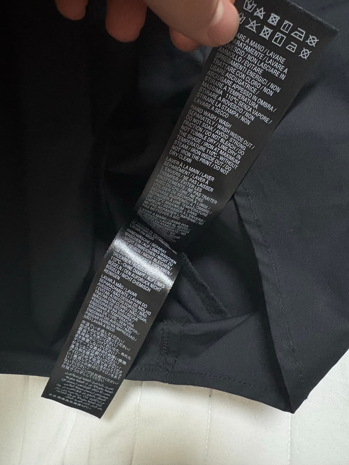 발렌시아가 개퍼 웨이브 로고 셔츠 M 상품이미지6