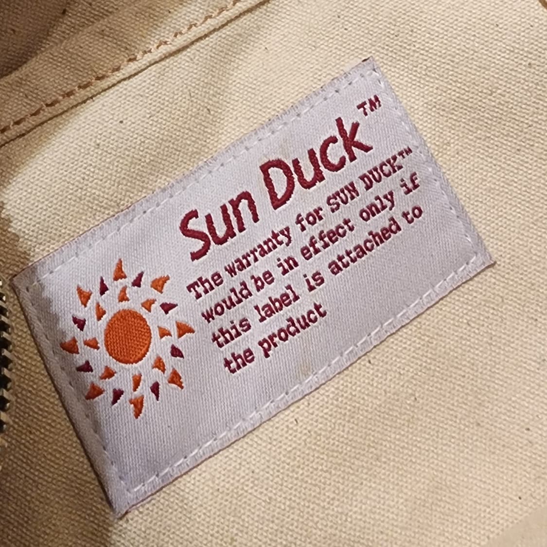 백넘버 x SUN DUCK  콜라보 토트 앤 크로스백 상품이미지7