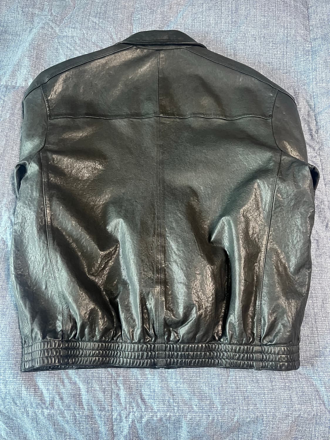 유스 레더 블루종 상품이미지4