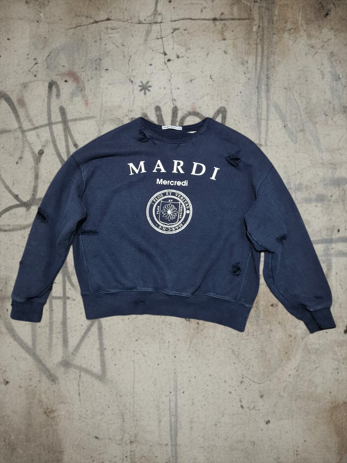 MARDI destroyed sweat shirts 상품이미지1