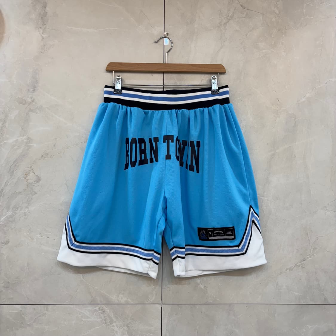 본투윈 스카이블루 농구 반바지 상품이미지1