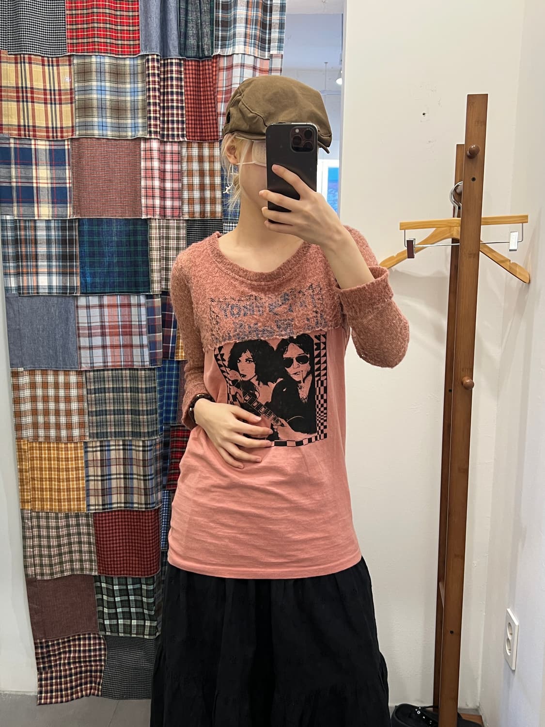 히스테릭글래머 핑크 니트 히스걸 롱 슬리브 상품이미지2