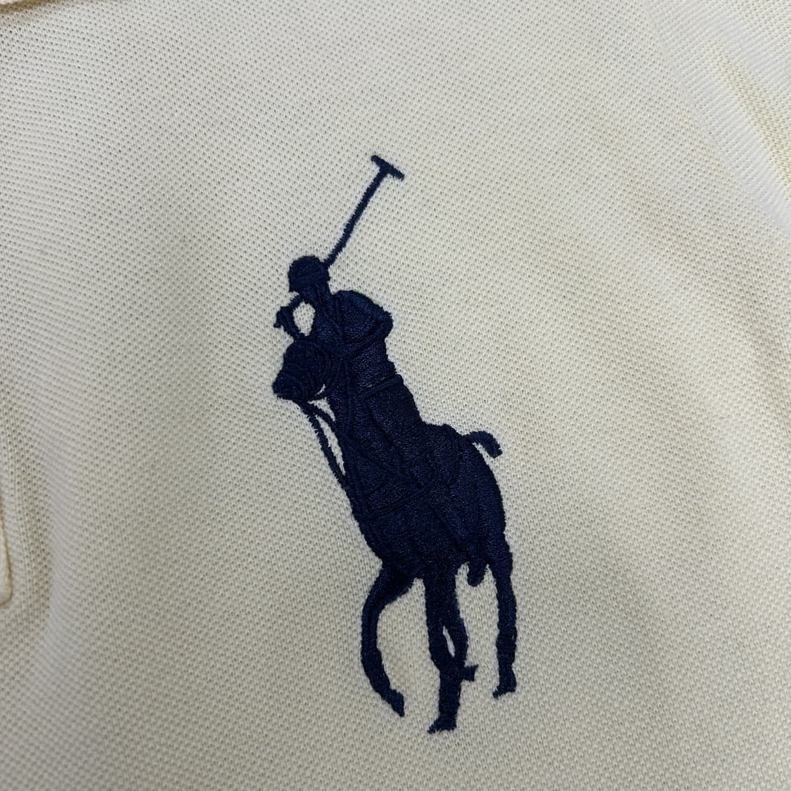 폴로 랄프로렌 옐로우 반팔 카라티 L 상품이미지3