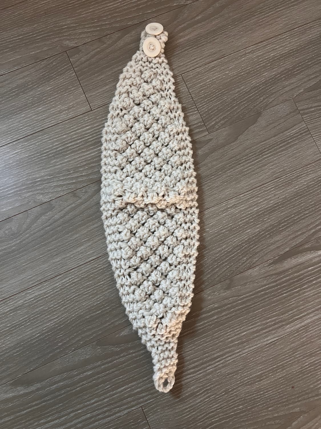 새상품 포코포스카st 크로셰 니트 헤어밴드 아이보리 상품이미지4