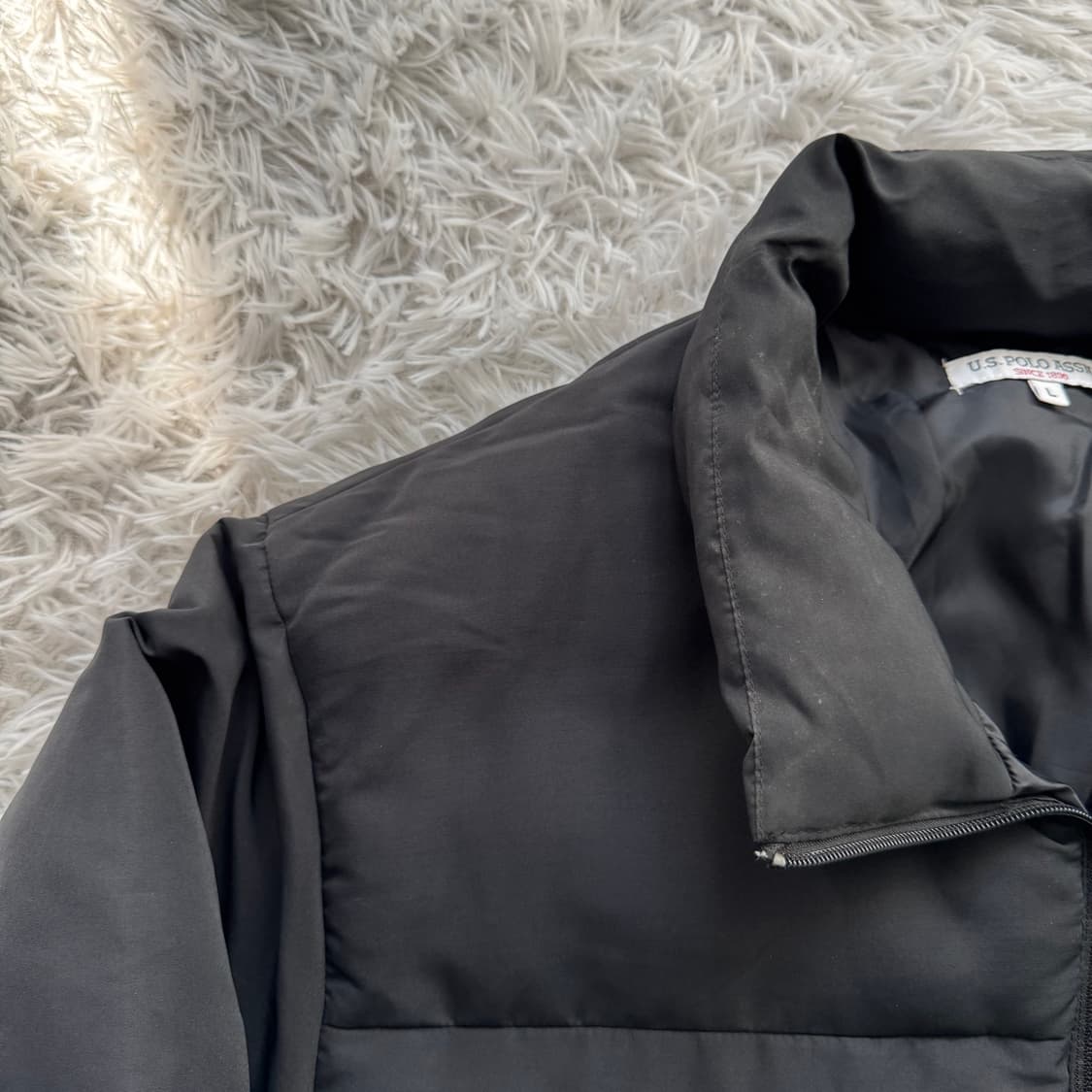 US POLO ASSN 일본빈티지 숏 패딩 폴로 빈티지패딩 L 100 상품이미지1