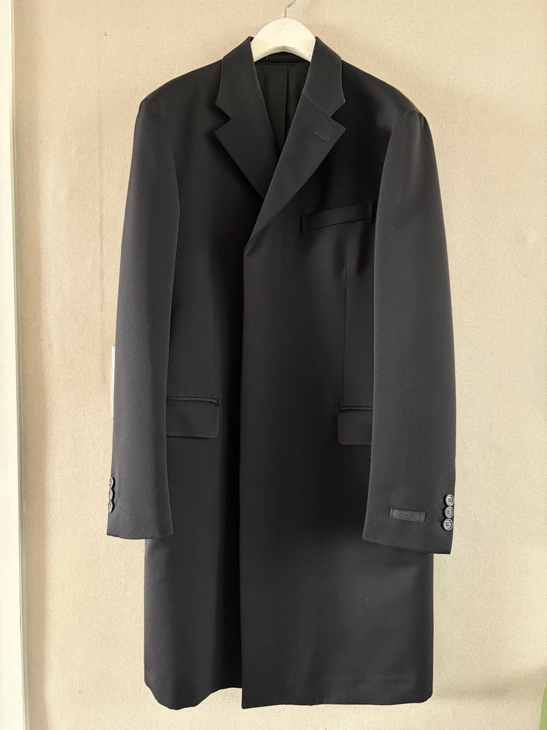 프라다 블랙 싱글코트 50 상품이미지2