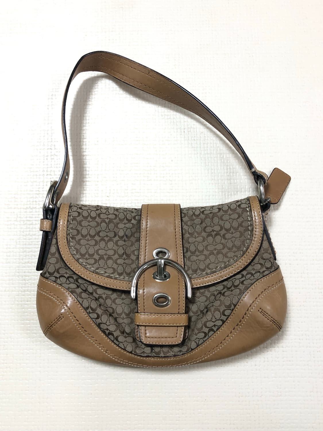 빈티지 코치 브라운 숄더백 상품이미지8