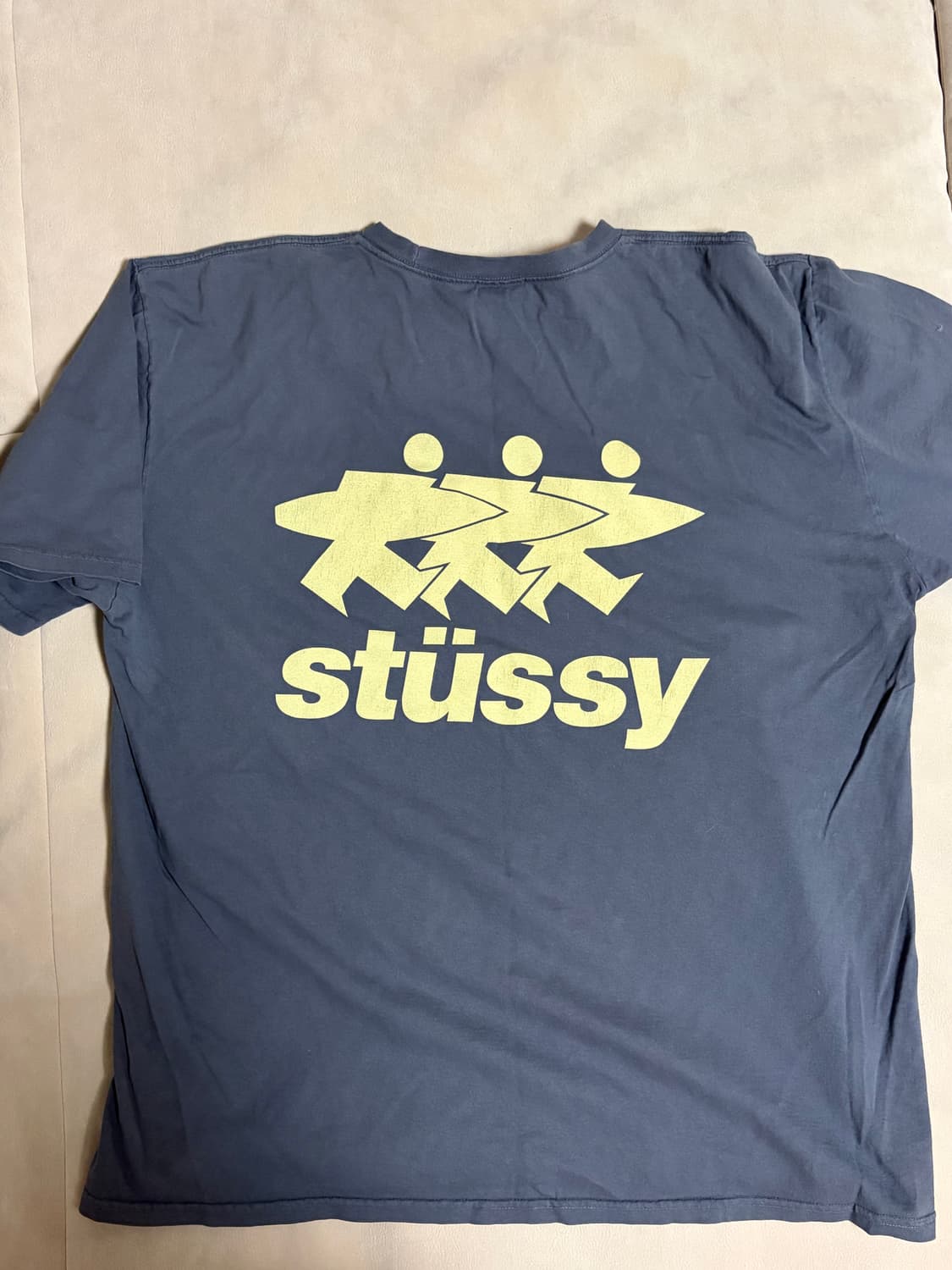 스투시 서프워크 인디고 피그먼트 티셔츠 상품이미지3