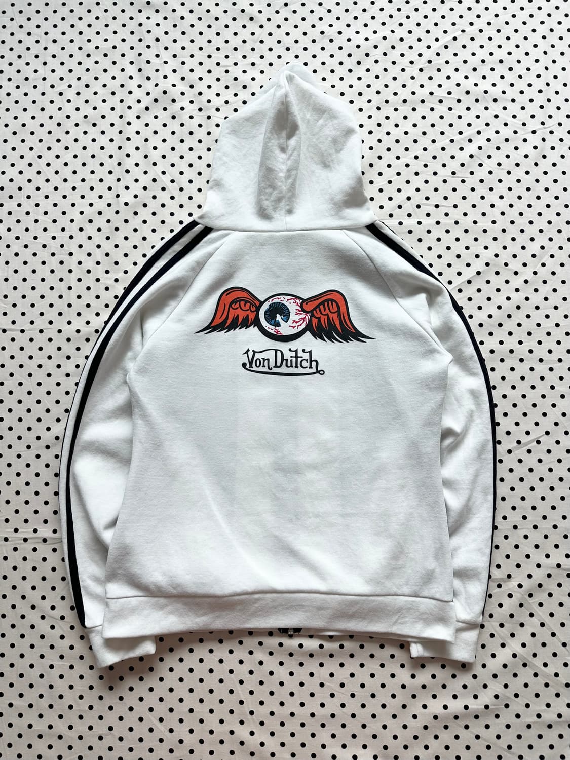 Von dutch 본더치 00's 배색 후드집업 갸루 y2k 펑크 괴짜 상품이미지7