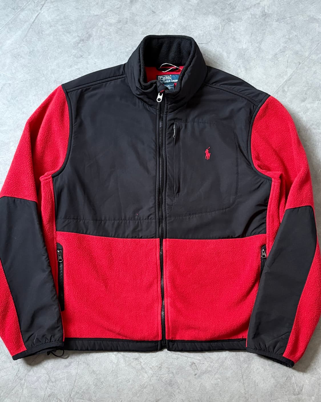 Polo 폴로 랄프로렌 레드컬러 데날리 플리스 자켓 상품이미지1
