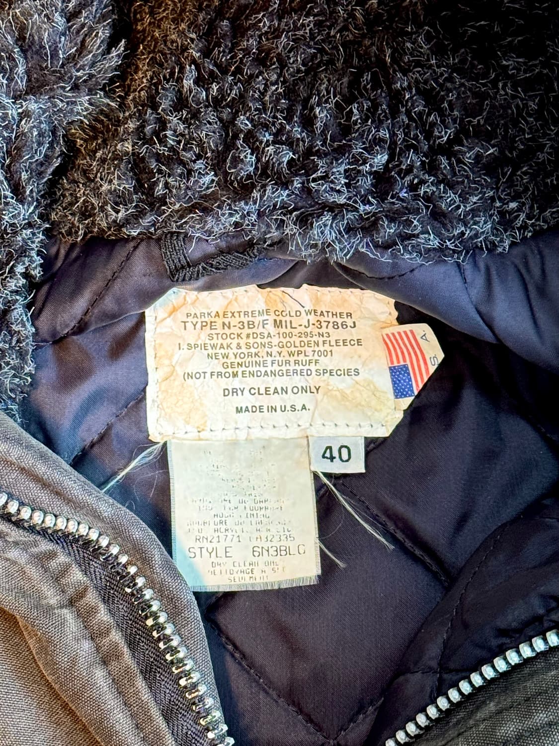 90s Spiewak 스피왁 N3B 파카 상품이미지2