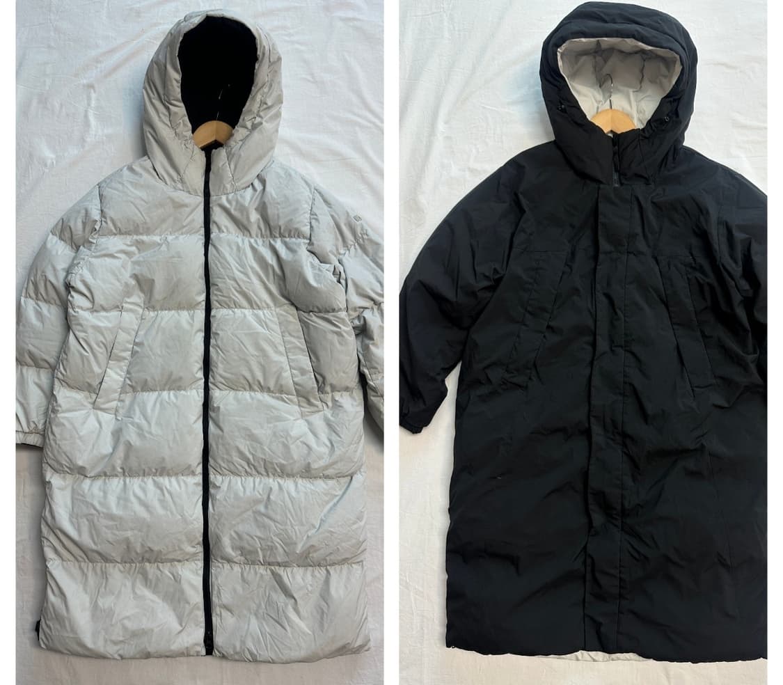 K2 양면 덕다운 롱패딩 상품이미지1